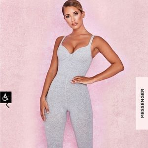 House of CB jumpsuit in cream color